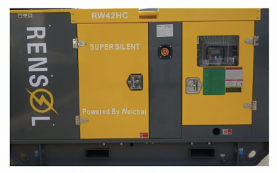 Дизельный генератор Rensol RW 80 HC в кожухе с АВР ДизельЭнергоРесурс